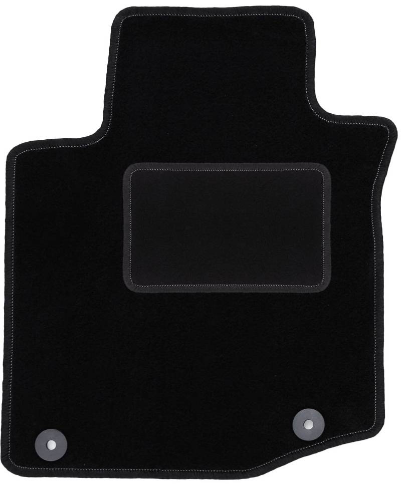 Wielganizator Automatte – Passend für Toyota Aygo I Schrägheck 2005-2014 – Velours – Autozubehör - Auto Fußmatten – Fußmatte Auto – 1-teilig - schwarz von Wielganizator