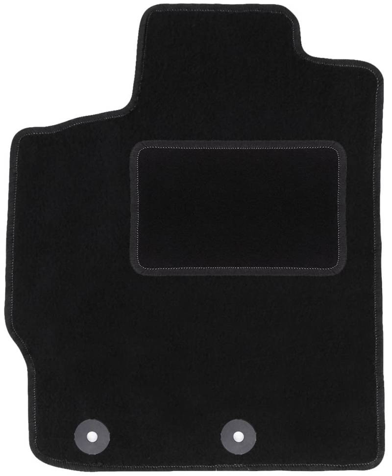 Wielganizator Automatte – Passend für Toyota Yaris II Schrägheck 2005-2011 – Velours – Autozubehör - Auto Fußmatten – Fußmatte Auto – 1-teilig - schwarz von Wielganizator