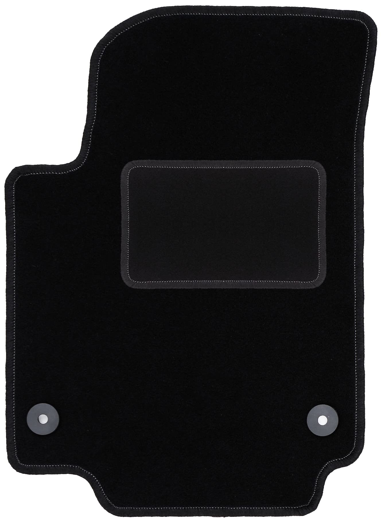 Wielganizator Automatte – Passend für Volkswagen Up! Schrägheck 2011- – Velours – Autozubehör - Auto Fußmatten – Fußmatte Auto – 1-teilig - schwarz von Wielganizator