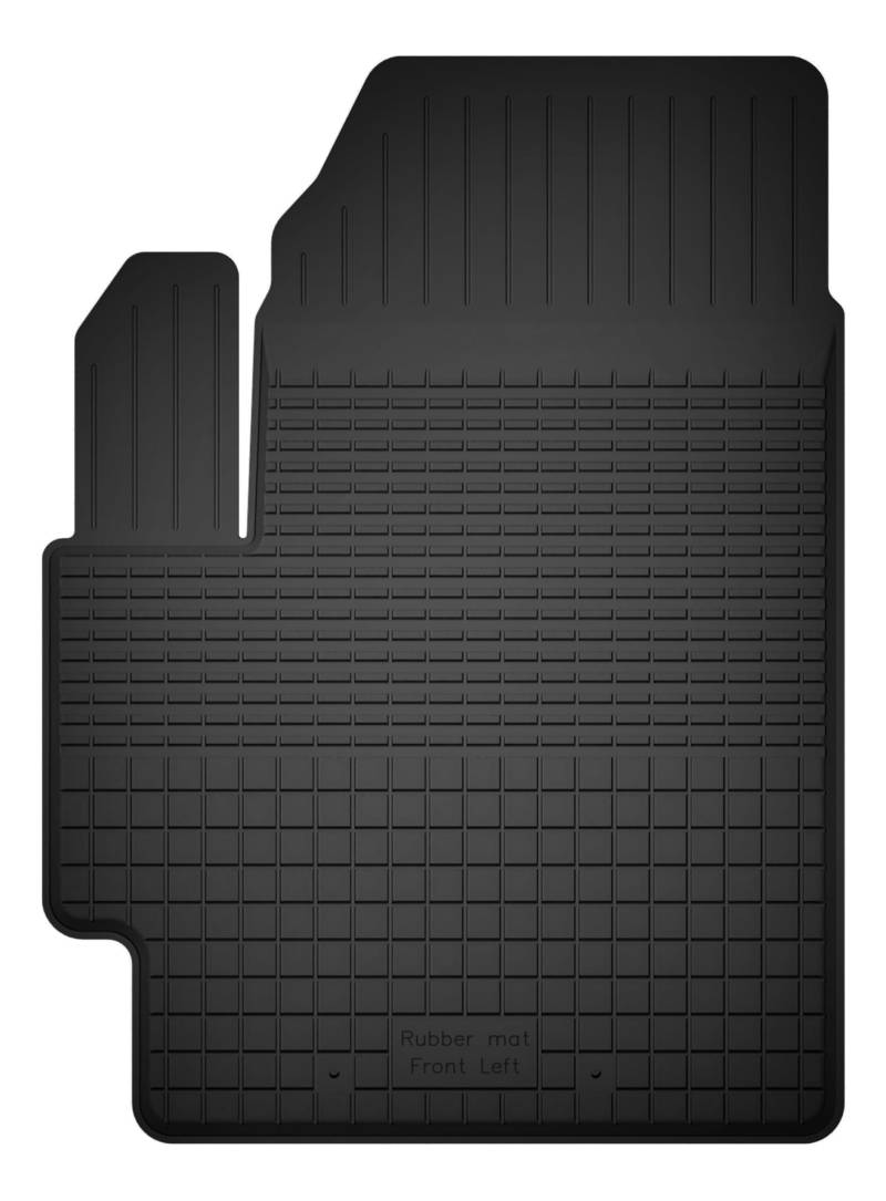 Wielganizator Gummimatte Fahrerseite passend für Chevrolet Spark II M200 (2005-2009) Schrägheck | bessere Passform als universelle Matten | Schwarz | Hergestellt in Polen von Wielganizator