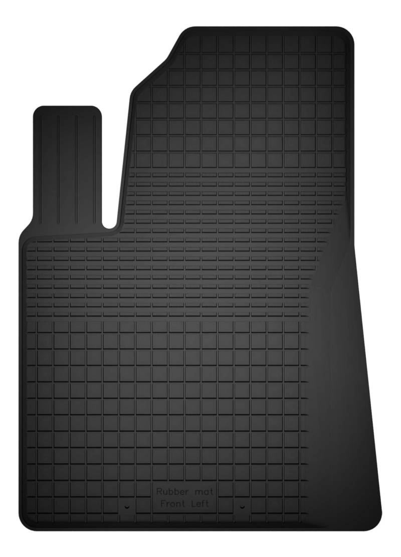 Wielganizator Gummimatte Fahrerseite passend für Ford Fiesta MK6 (2002-2010) Schrägheck | bessere Passform als universelle Matten | Schwarz | Hergestellt in Polen von Wielganizator