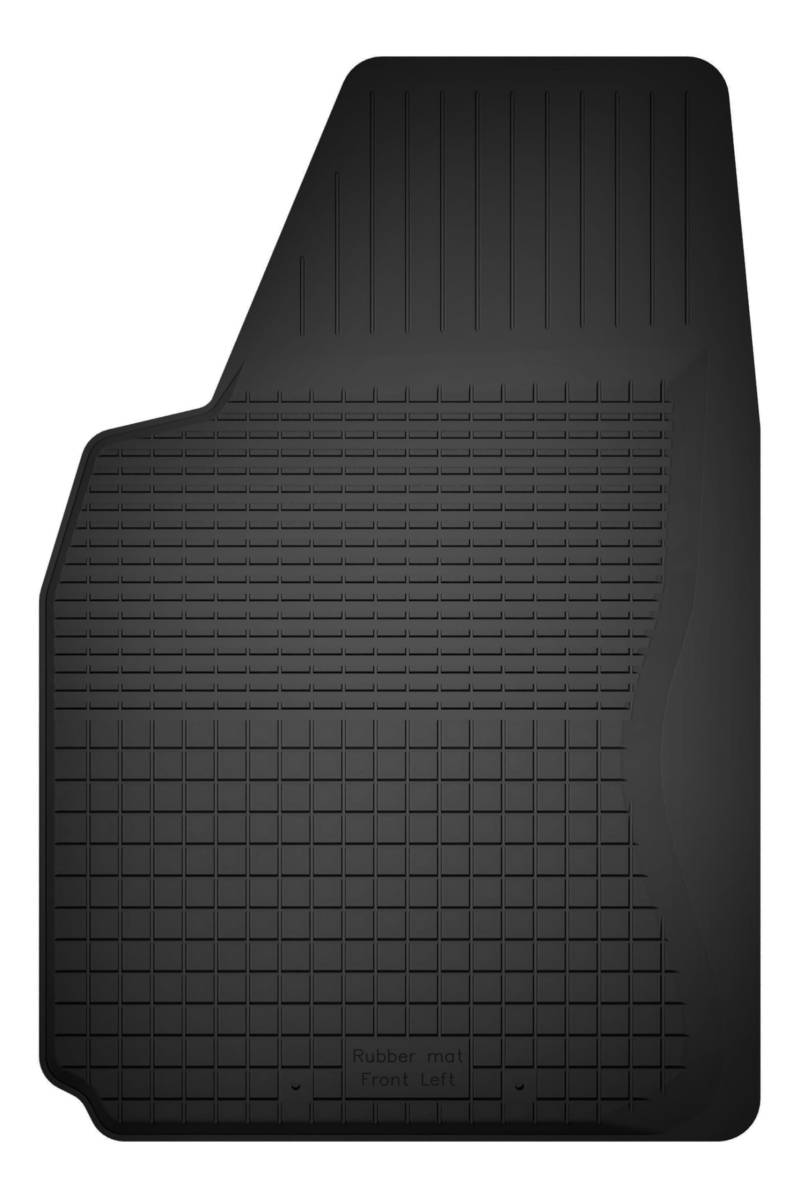 Wielganizator Gummimatte Fahrerseite passend für Renault Kangoo I (1997-2008) kombivan | bessere Passform als universelle Matten | Schwarz | Hergestellt in Polen von Wielganizator