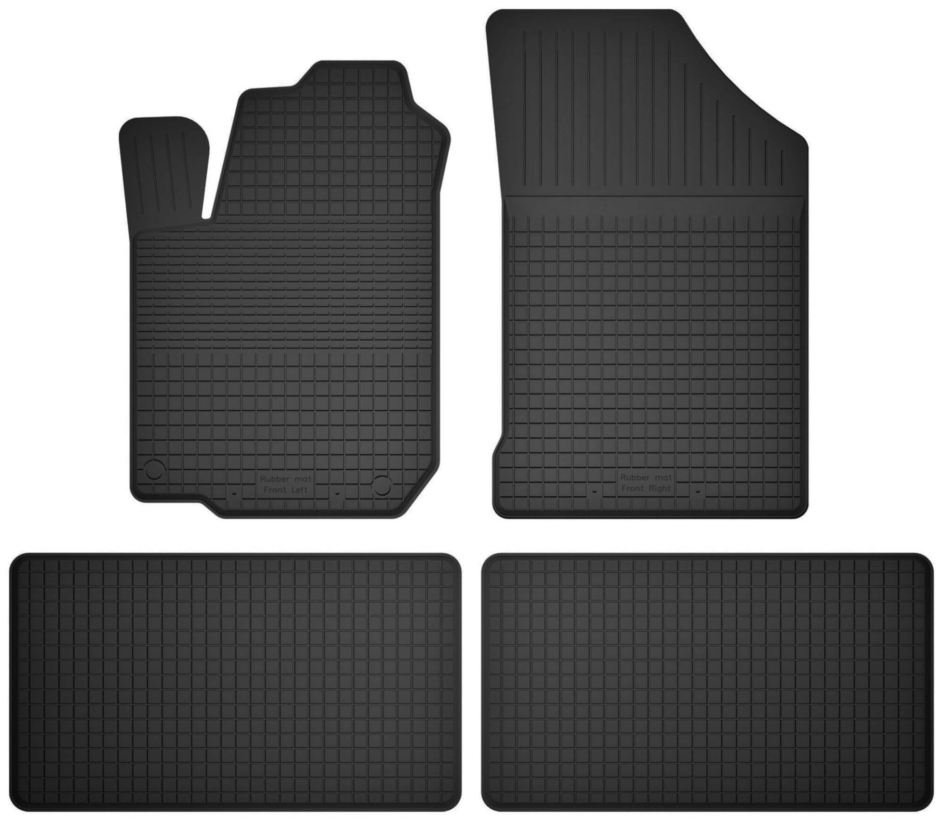 Wielganizator Gummimatten passend für Ford Galaxy MK1 (1995-2006) Minivan | 4-teiliges Set | bessere Passform als universelle Matten | Schwarz von Wielganizator