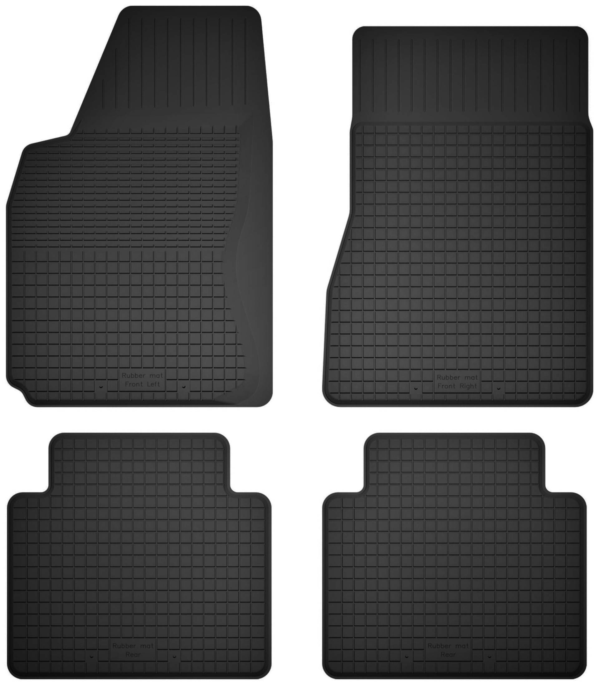 Wielganizator Gummimatten passend für Mercedes ML W163 (1998-2005) SUV | 4-teiliges Set | bessere Passform als universelle Matten | Schwarz von Wielganizator