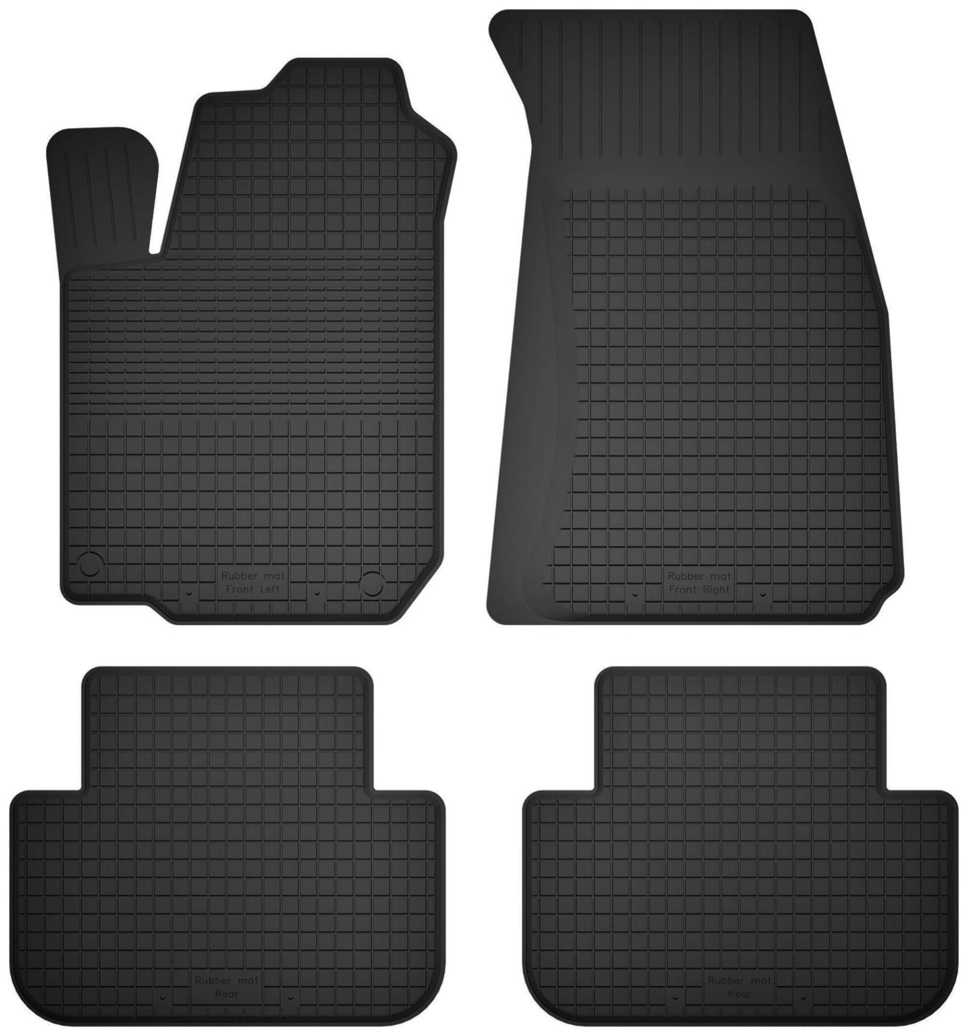 Wielganizator Gummimatten passend für Opel Calibra (1989-1997) Coupe | 4-teiliges Set | bessere Passform als universelle Matten | Schwarz von Wielganizator