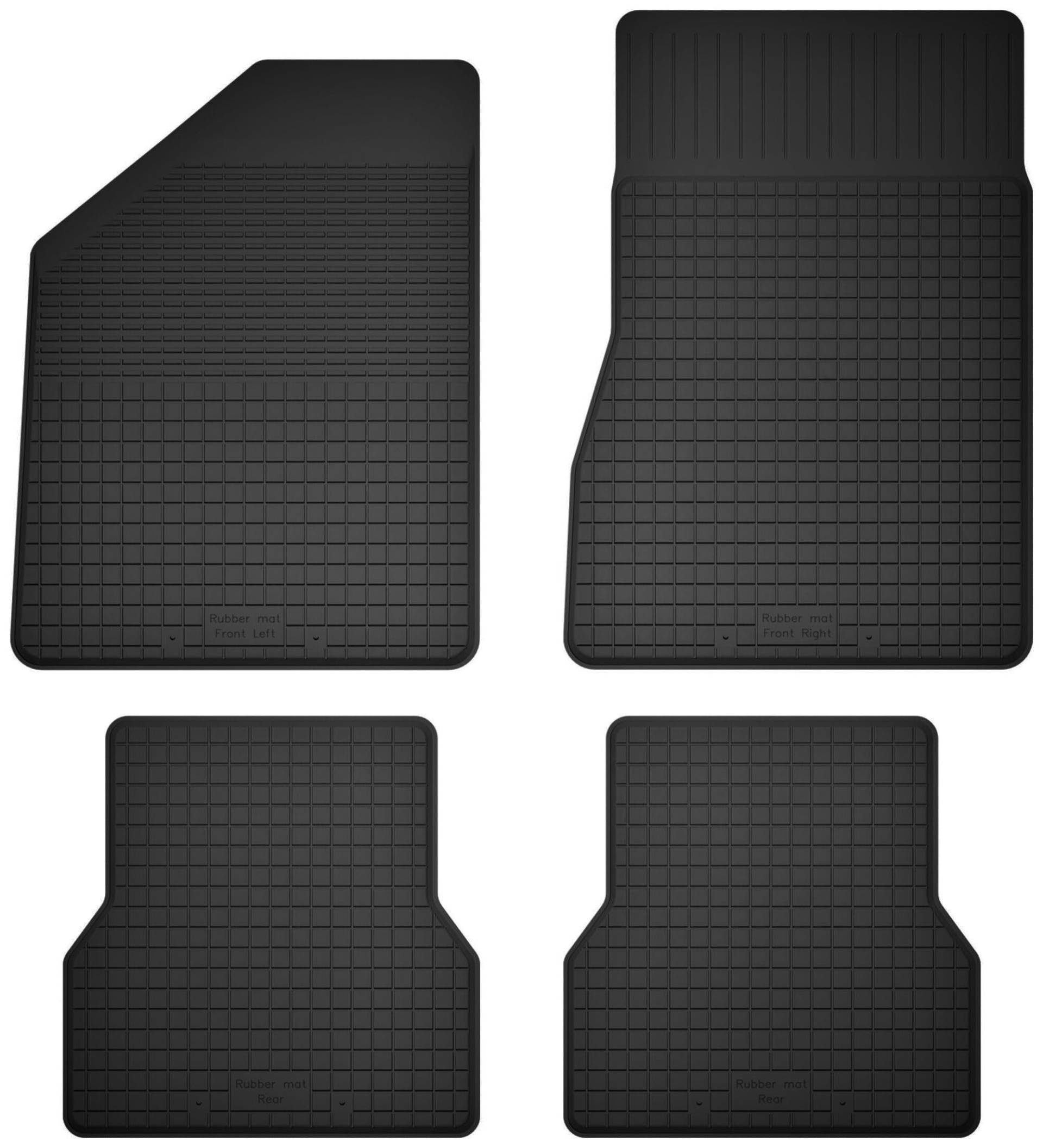 Wielganizator Gummimatten passend für Toyota RAV4 II 2WD (2001-2005) 5-türig | 4-teiliges Set | bessere Passform als universelle Matten | Schwarz von Wielganizator