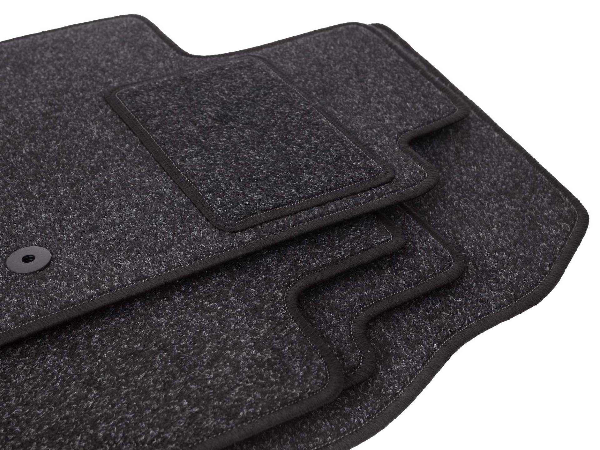 Wielganizator Passform Auto Fussmatten Anthra Veloursmatten für Chevrolet Aveo I T200 / T250 Steilheck, Limousine (2002-2011) 4-teiliges von Wielganizator
