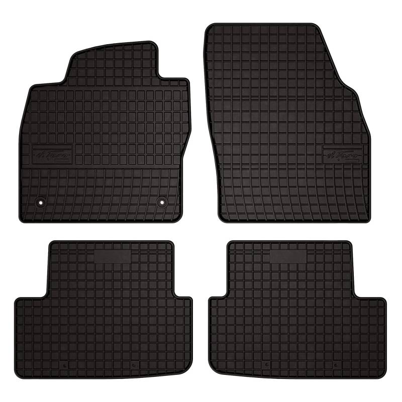 Wielganizator SolidPRO Gummimatten passend für Skoda Fabia IV (2021-) | Qualität: Premium - Genaue Passform, rutschfest 4-teilig Fußmatten- Schwarz von Wielganizator