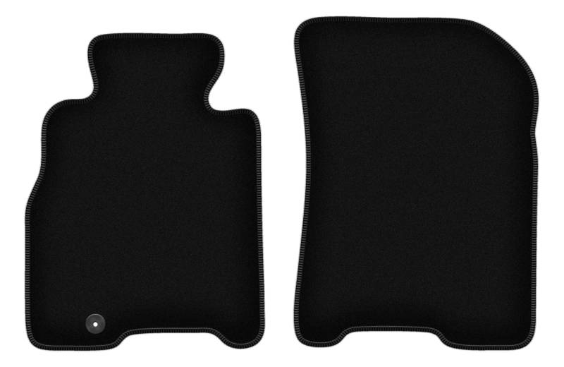 Wielganizator Velours Vorne Fußmatten passend für Mazda Xedos 9 (1993-2001) | Qualität: Basic - Genaue Passform, rutschfeste Untregrund 2-teilig - Schwarz von Wielganizator