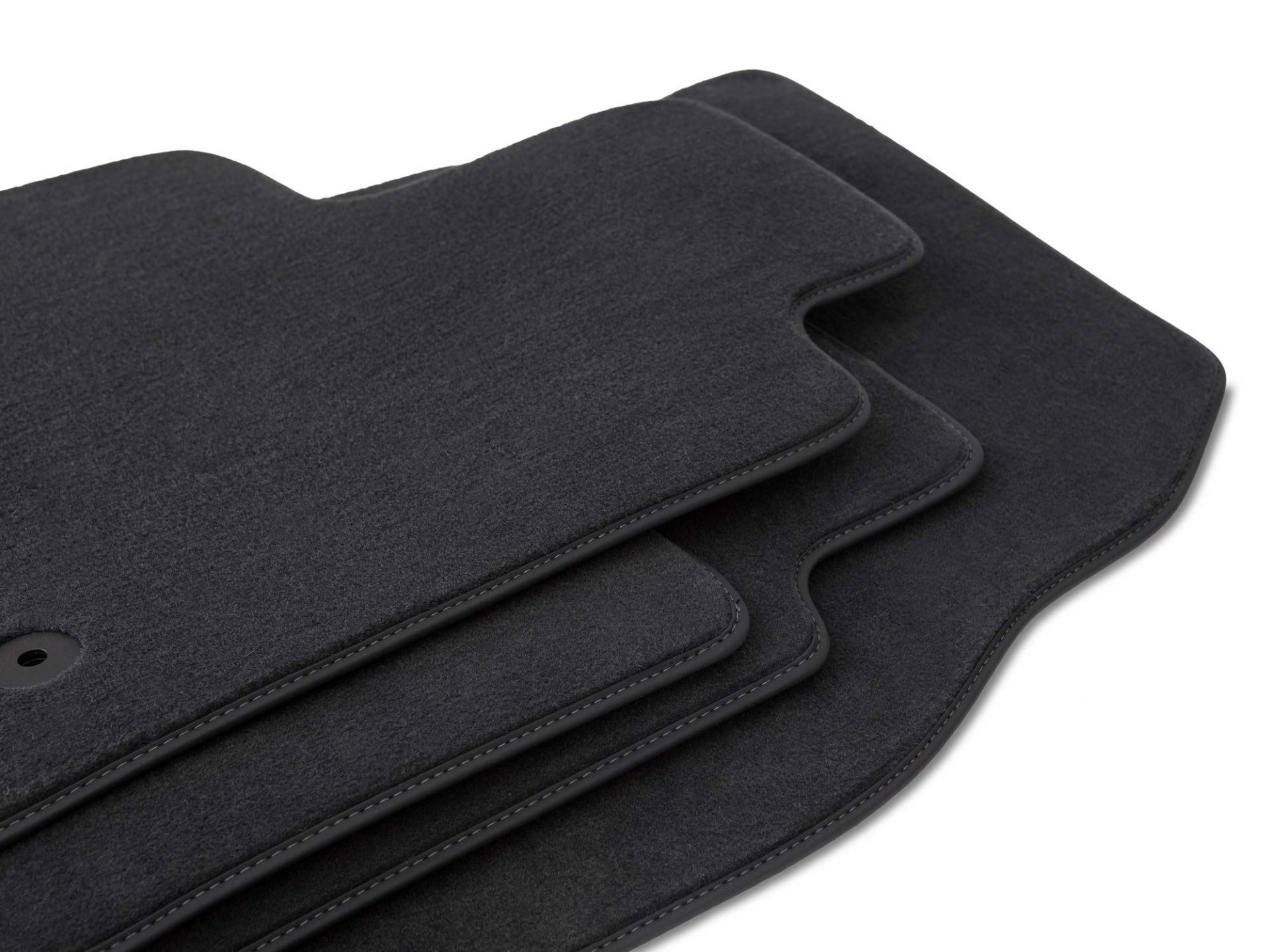 wielganizator Set gummierte, graphite Polyamidmatten passend für VW Grand California (2019-) von Wielganizator