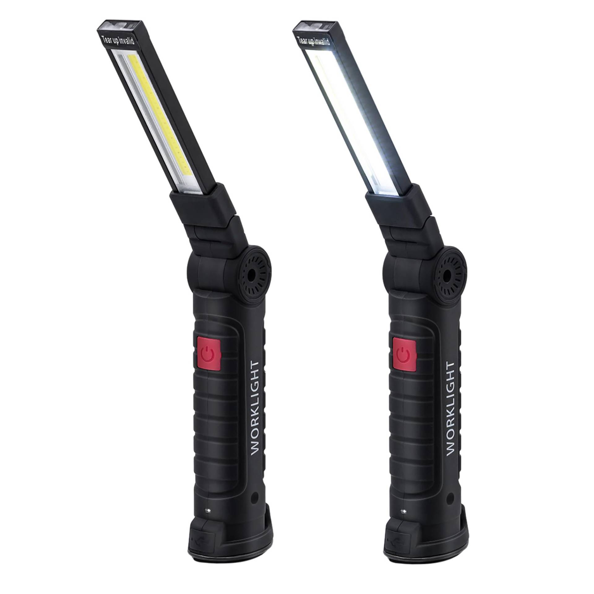 Wigearss 2 Stück LED Arbeitsleuchte Werkstattlampe, Taschenlampe Werkstatt Handlampe COB Inspektionsleuchten mit Magnet uend Haken Wigearss 2 Stück LED Arbeitsleuchte Werkstattlampe, Taschenlampe Werkstatt Handlampe COB Inspektionsleuchten mit Magnet uend Haken von Wigearss
