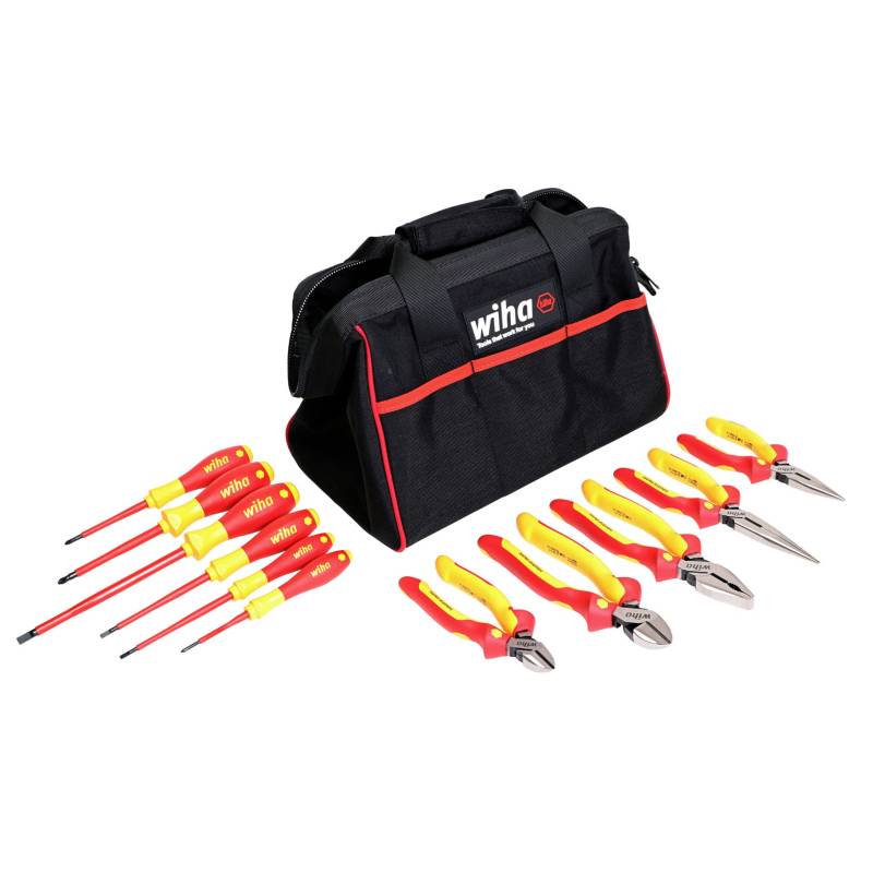 Wiha 32977 Insulated Cutters Pliers Drivers Set von Wiha