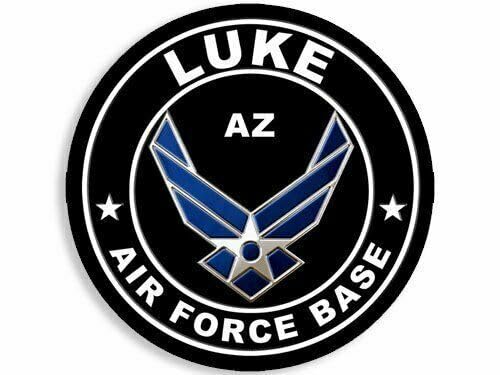 11cm Hochwertiger Auto-Aufkleber Sticker Decal Autoaufkleber Aufkleber-Folie Wetterfest Luke Air Force Base Arizona F2942 von WildeBabsKLBT