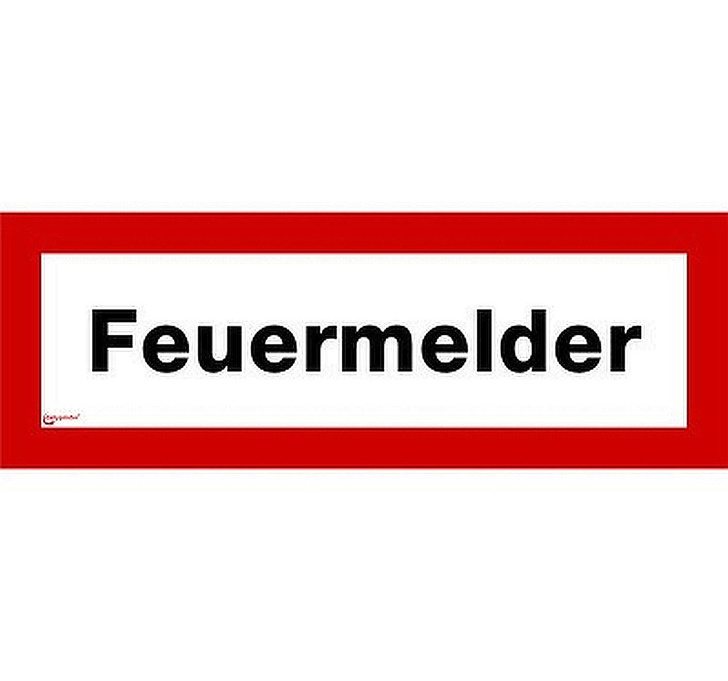 WildeBabsKLBT 11cm 2Stück Hochwertige Schild Aufkleber-Folie Sticker Decal Feuermelder Cafe Fluchtweg Eingang Ausgang S692 von WildeBabsKLBT