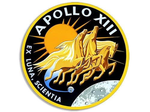 WildeBabsKLBT 11cm Hochwertiger Auto-Aufkleber Sticker Decal Autoaufkleber Aufkleber-Folie Wetterfest Apollo 13 Space F3538 von WildeBabsKLBT