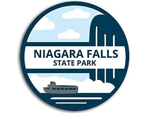 WildeBabsKLBT 11cm Hochwertiger Auto-Aufkleber Sticker Decal Autoaufkleber Aufkleber-Folie Wetterfest Niagara Falls State Park F3211 von WildeBabsKLBT