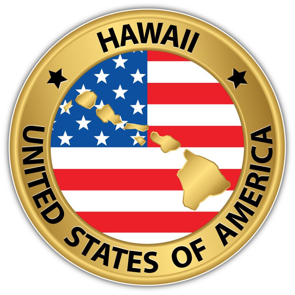 WildeBabsKLBT 11cm Hochwertiger Premium Auto-Aufkleber Sticker Decal Autoaufkleber Klebefolie Hawaii USA Staat Map H3146 WildeBabsKLBT 11cm Hochwertiger Premium Auto-Aufkleber Sticker Decal Autoaufkleber Klebefolie Hawaii USA Staat Map H3146 von WildeBabsKLBT