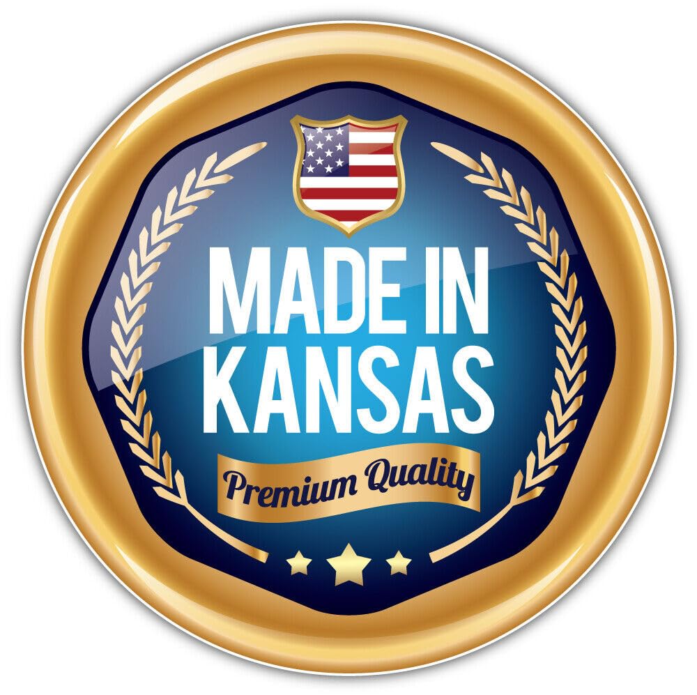 WildeBabsKLBT 11cm Hochwertiger Premium Auto-Aufkleber Sticker Decal Autoaufkleber Klebefolie Made in Kansas USA Staat H3061 WildeBabsKLBT 11cm Hochwertiger Premium Auto-Aufkleber Sticker Decal Autoaufkleber Klebefolie Made in Kansas USA Staat H3061 von WildeBabsKLBT