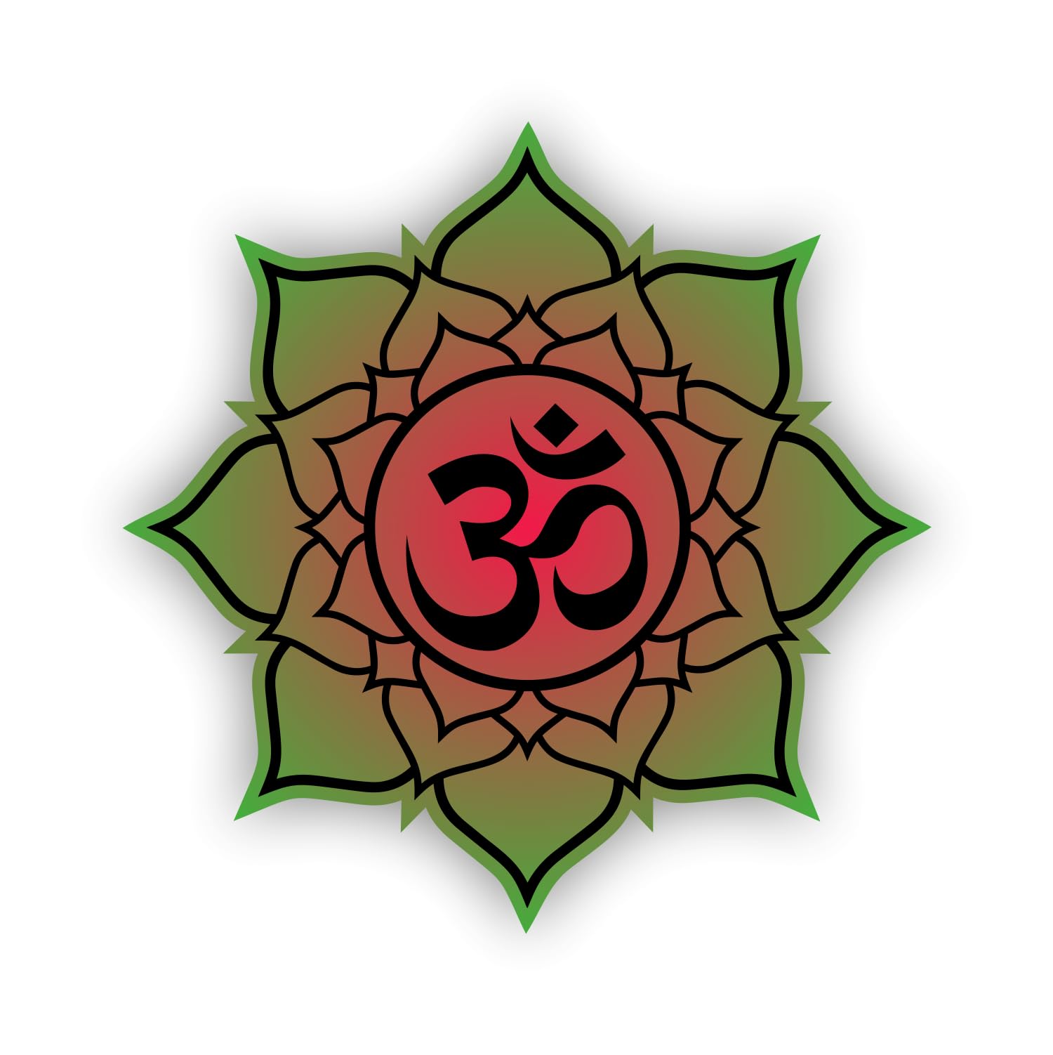 WildeBabsKLBT 11cm Hochwertiger Premium Auto-Aufkleber Sticker Decal Autoaufkleber Klebefolie Mandala Om Zeichen Regenbogen Boho-Stil Ugadi Yantra Dkyil Om Grün Rot M88 WildeBabsKLBT 11cm Hochwertiger Premium Auto-Aufkleber Sticker Decal Autoaufkleber Klebefolie Mandala Om Zeichen Regenbogen Boho-Stil Ugadi Yantra Dkyil Om Grün Rot M88 von WildeBabsKLBT