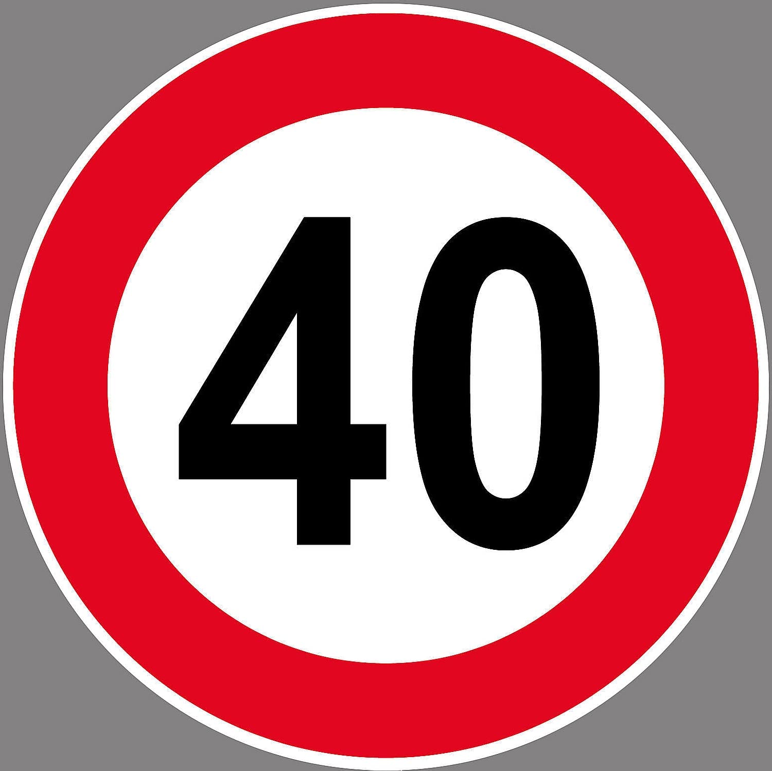 WildeBabsKLBT 20cm 2Stück Hochwertige Schild Aufkleber-Folie Sticker Decal LKW Bus LZ 40-kmh Verkehrsschild StVZO §58.SVG 20mm DIN-1451 Zulässige Höchstgeschwindigkeit km/h VZ 274-40 S013 WildeBabsKLBT 20cm 2Stück Hochwertige Schild Aufkleber-Folie Sticker Decal LKW Bus LZ 40-kmh Verkehrsschild StVZO §58.SVG 20mm DIN-1451 Zulässige Höchstgeschwindigkeit km/h VZ 274-40 S013 von WildeBabsKLBT