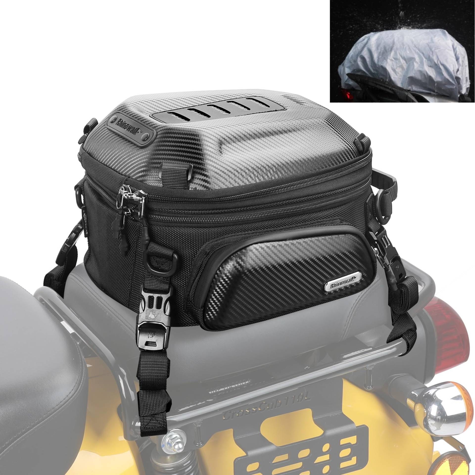 Wildken Rucksack Motorrad Tasche Hecktasche Motorrad Satteltasche Motorrad Topcase Kleine Motorradtasche 12-18L Erweiterbar Hartschale Motorrad Gepäcktasche Reisetasche Motorradrucksack Wildken Rucksack Motorrad Tasche Hecktasche Motorrad Satteltasche Motorrad Topcase Kleine Motorradtasche 12-18L Erweiterbar Hartschale Motorrad Gepäcktasche Reisetasche Motorradrucksack von Wildken