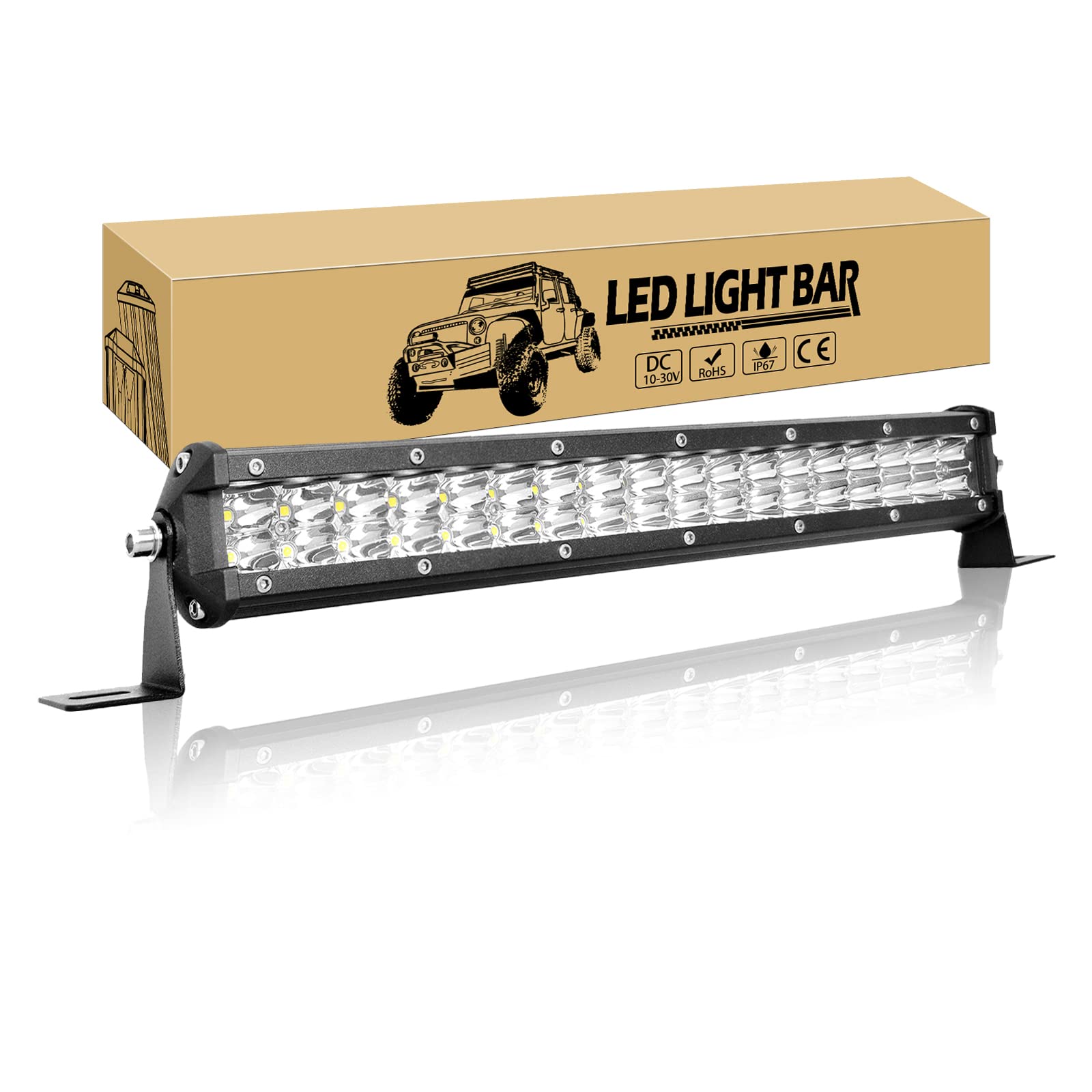 Willpower 15 Zoll 38CM 108W Led Arbeitsscheinwerfer Bar Spot Led Scheinwerfer 12V 24V Wasserdicht IP67 Led Bar für Offroad Auto Traktor LKW Zusatzscheinwerfer Rückfahrscheinwerfer Lightbar Willpower 15 Zoll 38CM 108W Led Arbeitsscheinwerfer Bar Spot Led Scheinwerfer 12V 24V Wasserdicht IP67 Led Bar für Offroad Auto Traktor LKW Zusatzscheinwerfer Rückfahrscheinwerfer Lightbar von Willpower