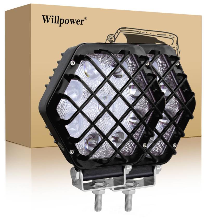 Willpower LED-Arbeitslichtleiste, Flutlicht, Fahrleuchte von Willpower