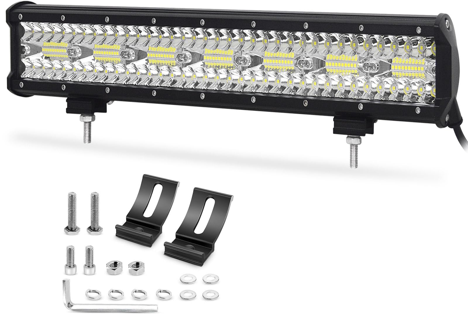 Willpower 20 Zoll 420W LED Arbeitsscheinwerfer Bar, led Balken für Auto Bagger Anhänger Traktoren LKW SUV Offroad Willpower 20 Zoll 420W LED Arbeitsscheinwerfer Bar, led Balken für Auto Bagger Anhänger Traktoren LKW SUV Offroad von Willpower