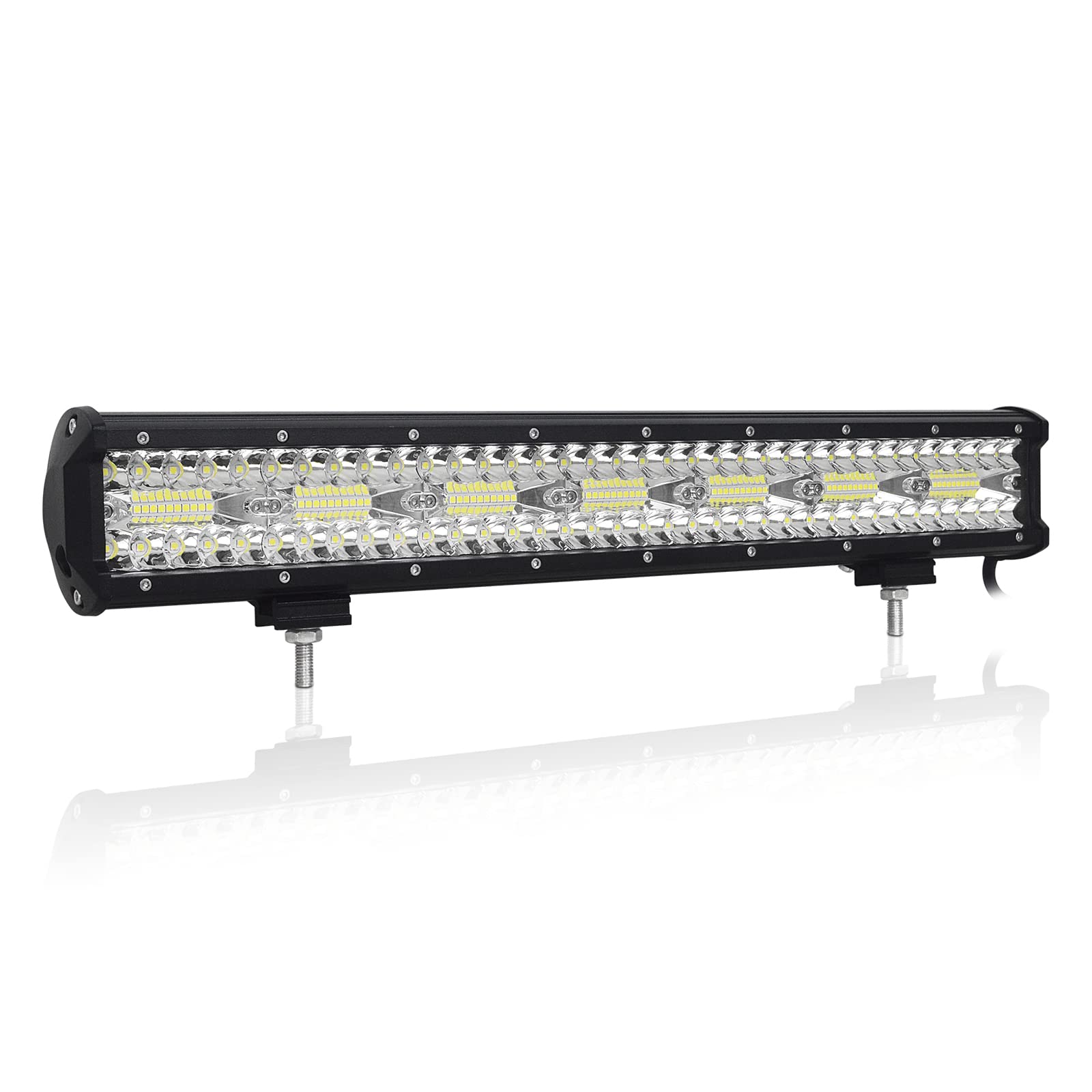 Willpower 20 Zoll 51CM 420W Led Arbeitsscheinwerfer Bar Led Scheinwerfer 12V 24V Wasserdicht Flutlicht Spot Combo Led Bar für Offroad Auto Traktor Zusatzscheinwerfer Rückfahrscheinwerfer Lightbar von Willpower