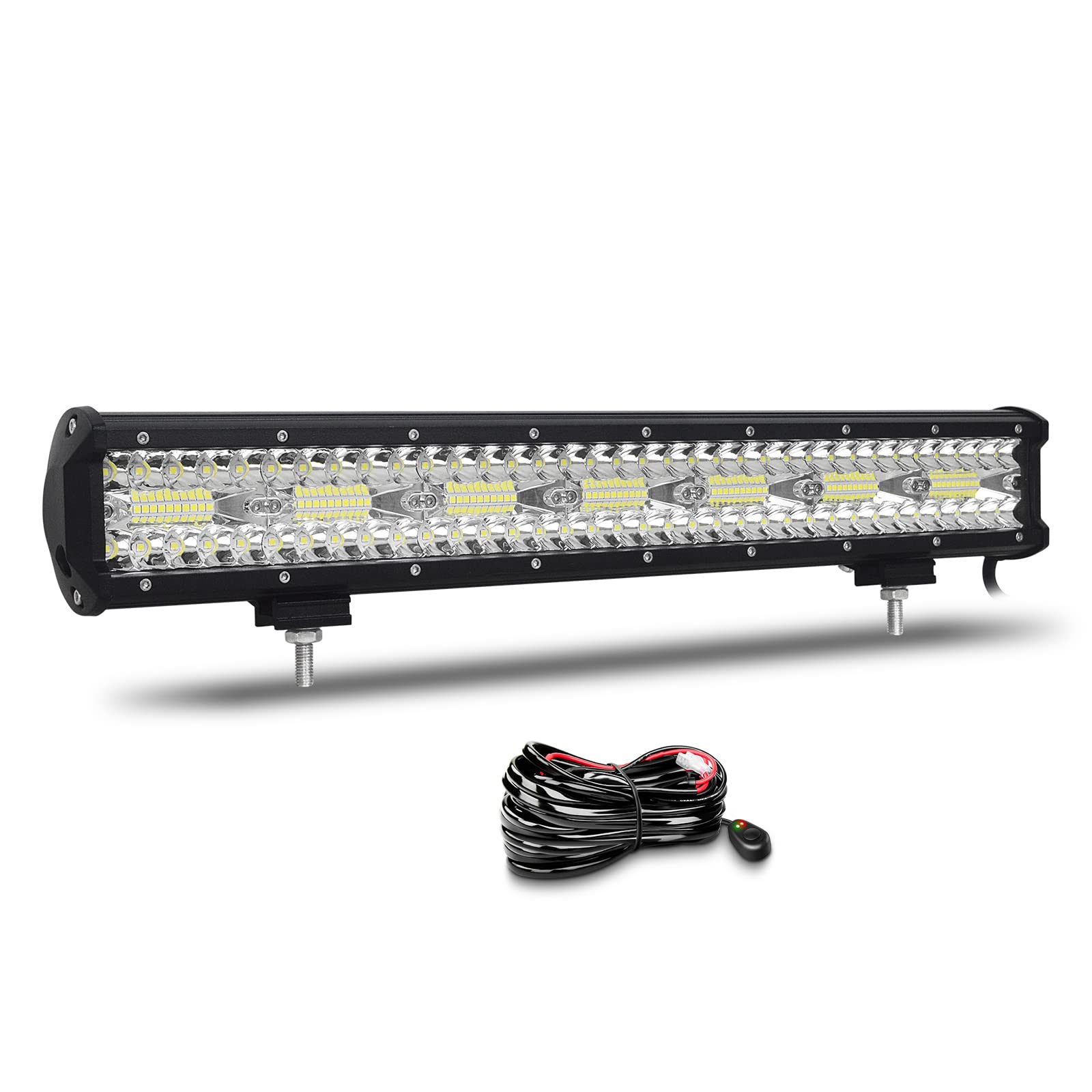 Willpower 20 Zoll 51CM 420W Led Arbeitsscheinwerfer Bar Led Scheinwerfer 12V 24V Wasserdicht Flutlicht Spot Combo Led Bar für Offroad Auto Traktor Zusatzscheinwerfer Rückfahrscheinwerfer mit Kabelbaum Willpower 20 Zoll 51CM 420W Led Arbeitsscheinwerfer Bar Led Scheinwerfer 12V 24V Wasserdicht Flutlicht Spot Combo Led Bar für Offroad Auto Traktor Zusatzscheinwerfer Rückfahrscheinwerfer mit Kabelbaum von Willpower