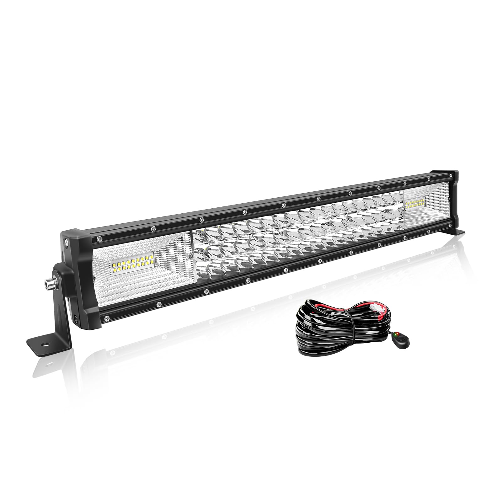 Willpower 22 Zoll 56CM 270W Led Arbeitsscheinwerfer Bar Gebogen Led Scheinwerfer 12V 24V Flutlicht Spot Led Bar für Offroad Auto Traktor Zusatzscheinwerfer Rückfahrscheinwerfer Lightbar mit Kabelbaum Willpower 22 Zoll 56CM 270W Led Arbeitsscheinwerfer Bar Gebogen Led Scheinwerfer 12V 24V Flutlicht Spot Led Bar für Offroad Auto Traktor Zusatzscheinwerfer Rückfahrscheinwerfer Lightbar mit Kabelbaum von Willpower