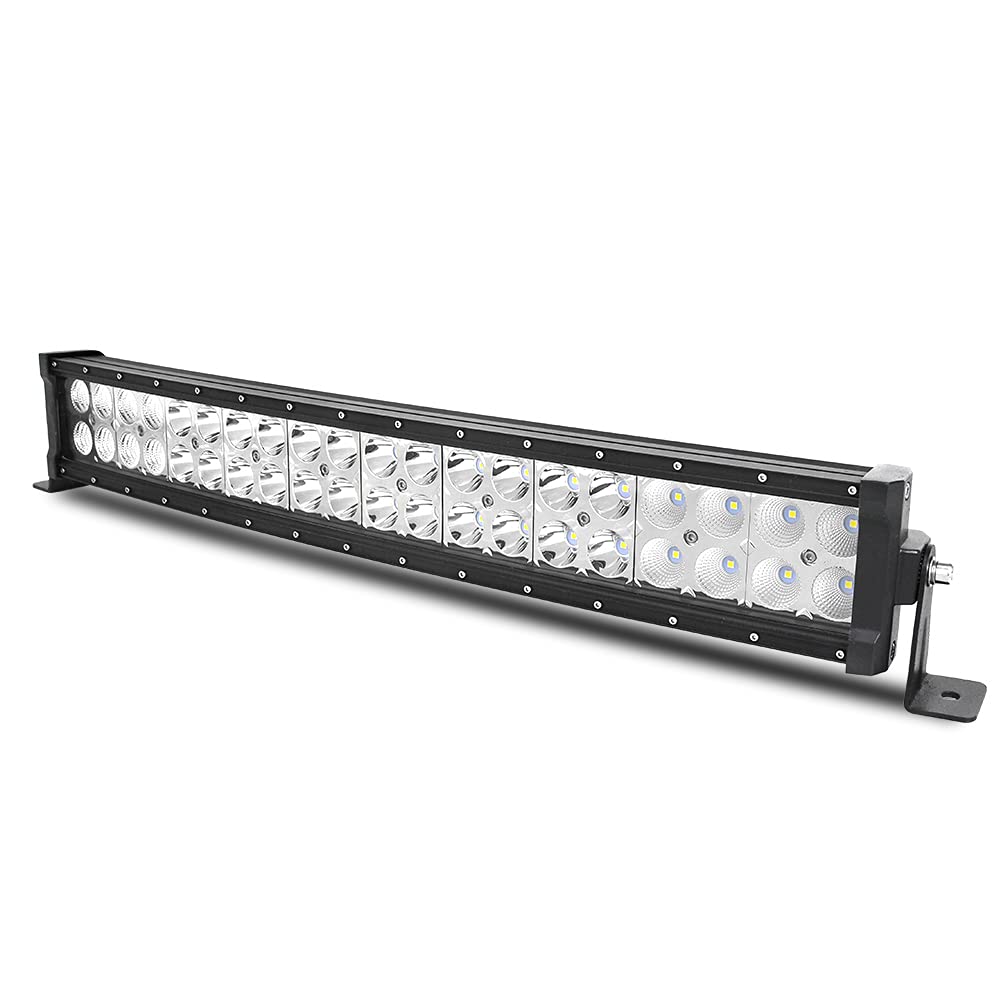 Willpower 22 Zoll 56cm 120W LED Arbeitsscheinwerfer Bar Gebogen LED Scheinwerfer 12V 24V Wasserdicht Flutlicht Reflektor Combo Arbeitslicht Zusatzscheinwerfer Auto Offroad Traktor SUV UTV ATV Willpower 22 Zoll 56cm 120W LED Arbeitsscheinwerfer Bar Gebogen LED Scheinwerfer 12V 24V Wasserdicht Flutlicht Reflektor Combo Arbeitslicht Zusatzscheinwerfer Auto Offroad Traktor SUV UTV ATV von Willpower