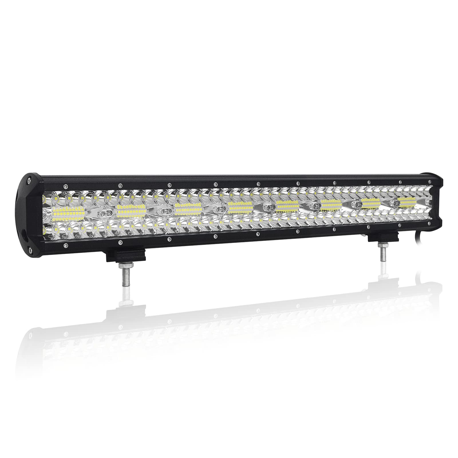 Willpower 23 Zoll 58CM 480W Led Arbeitsscheinwerfer Bar Led Scheinwerfer 12V 24V Wasserdicht Flutlicht Spot Combo Led Bar für Offroad Auto Traktor Zusatzscheinwerfer Rückfahrscheinwerfer Lightbar von Willpower