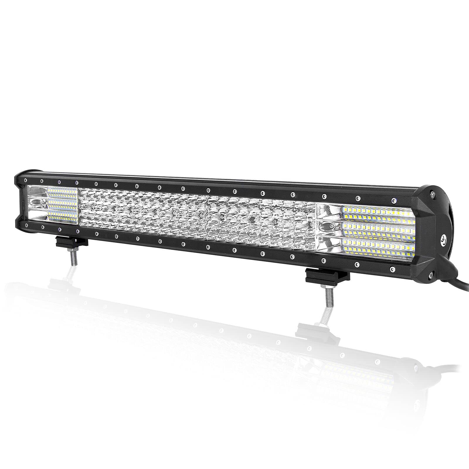 Willpower 23 Zoll LED Arbeitsscheinwerfer Bar 570W LED Scheinwerfer 12V Wasserdicht IP67 Flutlicht Spotlight Kombination LED Lightbar Zusatzscheinwerfer für Auto Offroad Traktor SUV UTV ATV Willpower 23 Zoll LED Arbeitsscheinwerfer Bar 570W LED Scheinwerfer 12V Wasserdicht IP67 Flutlicht Spotlight Kombination LED Lightbar Zusatzscheinwerfer für Auto Offroad Traktor SUV UTV ATV von Willpower