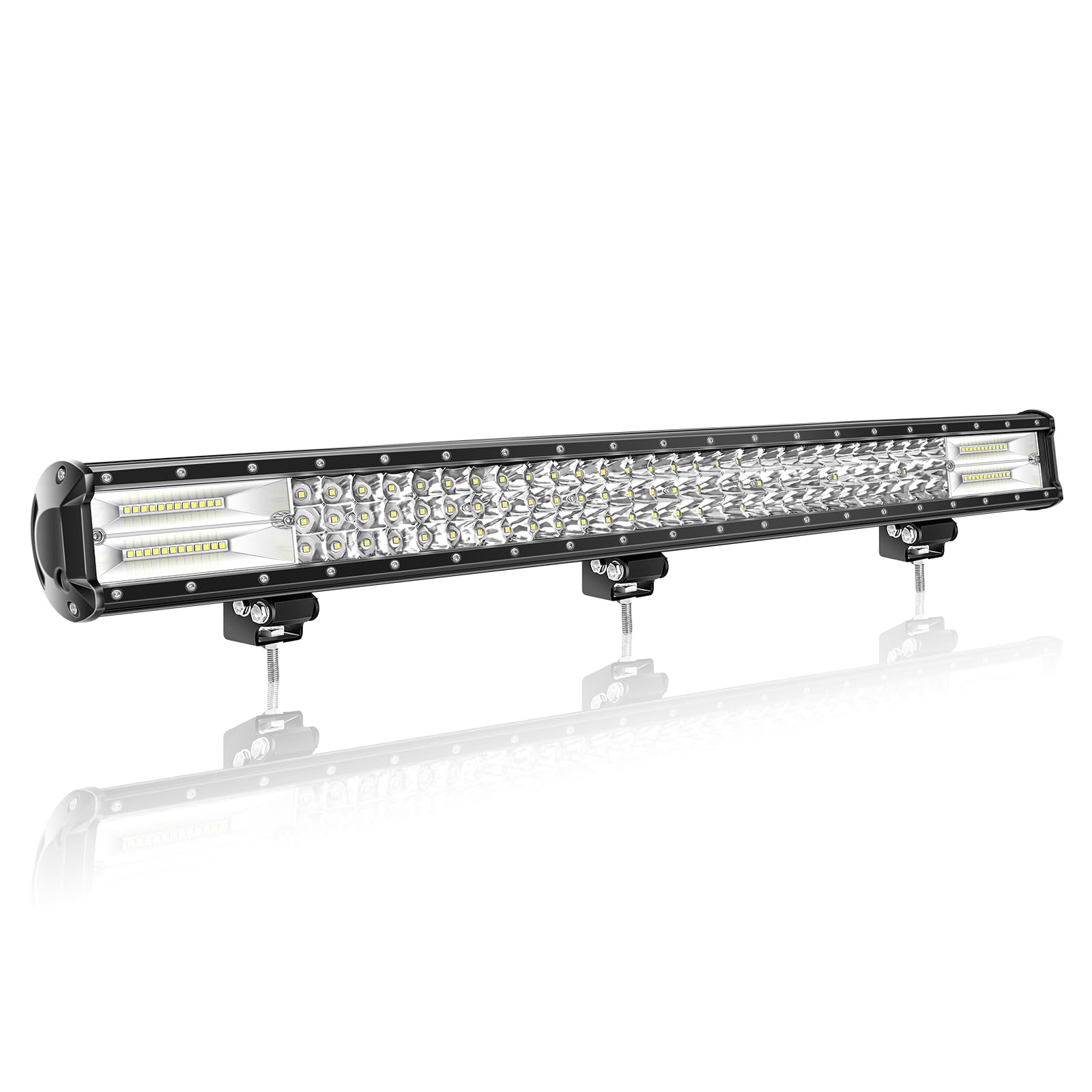 Willpower 28 Zoll LED Arbeitsscheinwerfer Bar 396W LED Scheinwerfer 12V 24V Flutlicht Spotlight LED Lightbar Zusatzscheinwerfer für Auto Offroad Traktor SUV UTV ATV Willpower 28 Zoll LED Arbeitsscheinwerfer Bar 396W LED Scheinwerfer 12V 24V Flutlicht Spotlight LED Lightbar Zusatzscheinwerfer für Auto Offroad Traktor SUV UTV ATV von Willpower
