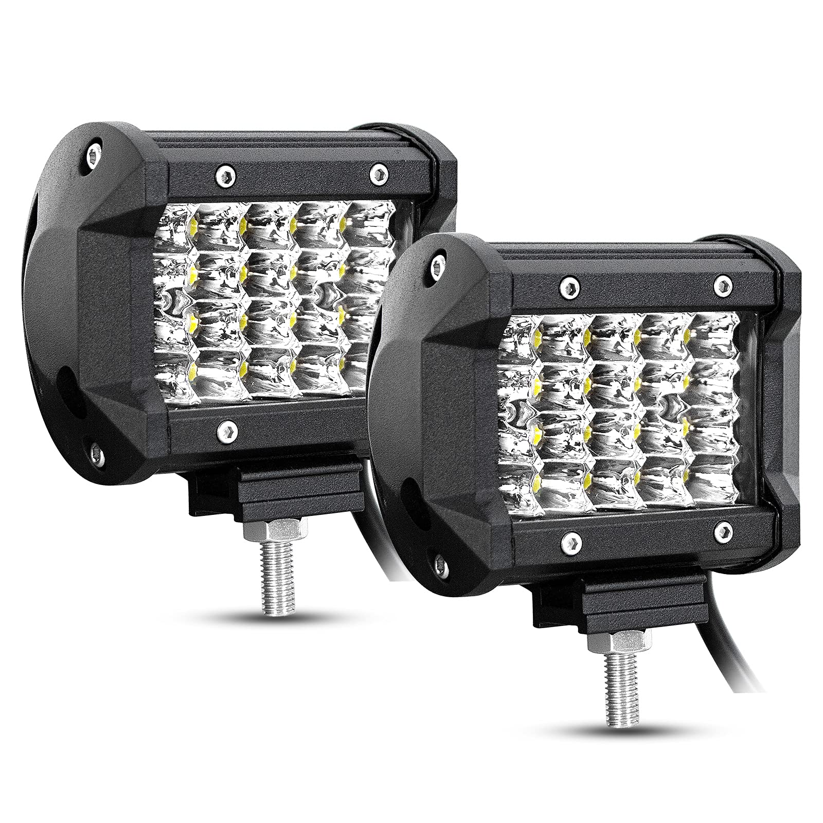 Willpower 2pcs 4 Zoll 10cm 60W Led Zusatzscheinwerfer 12V Led Scheinwerfer Auto IP67 Wasserdicht Flutlicht Punkt Kombination Led Arbeitsscheinwerfer Bar für Offroad Auto Traktor Boot LKW 4x4 Willpower 2pcs 4 Zoll 10cm 60W Led Zusatzscheinwerfer 12V Led Scheinwerfer Auto IP67 Wasserdicht Flutlicht Punkt Kombination Led Arbeitsscheinwerfer Bar für Offroad Auto Traktor Boot LKW 4x4 von Willpower