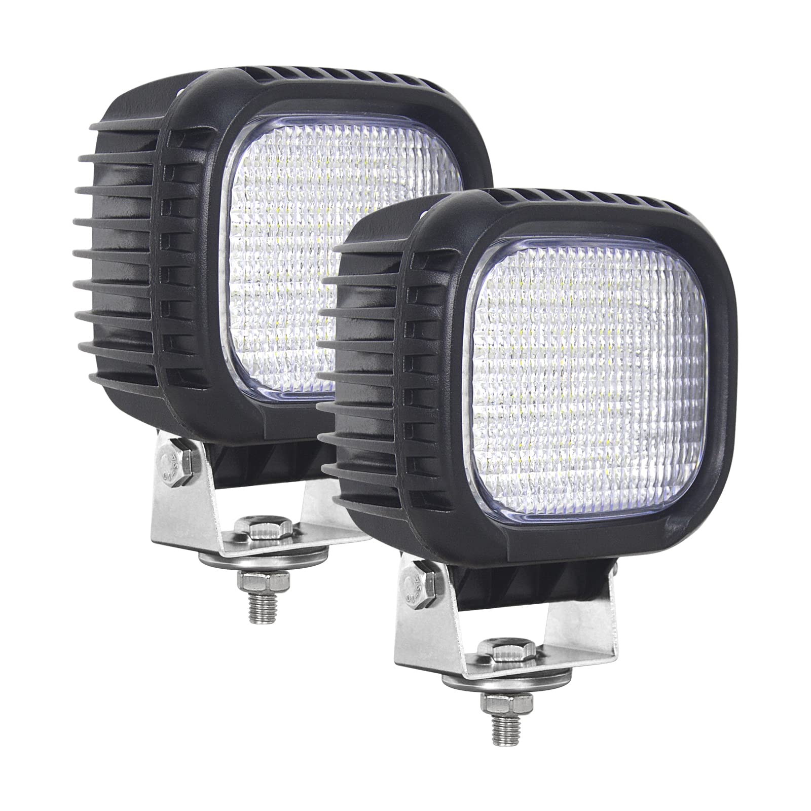 Willpower 2pcs LED Scheinwerfer Traktor 5'' 40W LED Arbeitsscheinwerfer 12V 24V Floodlights 6000K Weiß LED Offroad Zusatzscheinwerfer IP67 Wasserdicht Rückfahrscheinwerfer für Auto ATV LKW Moto 4x4 Willpower 2pcs LED Scheinwerfer Traktor 5'' 40W LED Arbeitsscheinwerfer 12V 24V Floodlights 6000K Weiß LED Offroad Zusatzscheinwerfer IP67 Wasserdicht Rückfahrscheinwerfer für Auto ATV LKW Moto 4x4 von Willpower