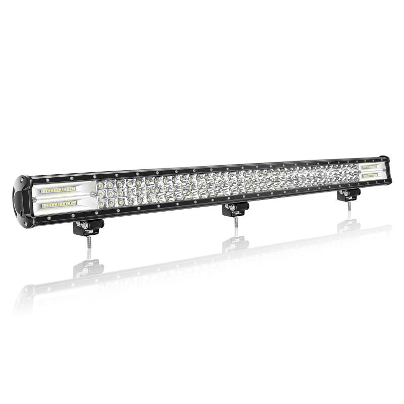 Willpower 39 Zoll LED Arbeitsscheinwerfer Bar 540W 12V 24V Flutlicht Spotlight Lightbar Zusatzscheinwerfer für Auto Offroad Traktor SUV UTV ATV von Willpower