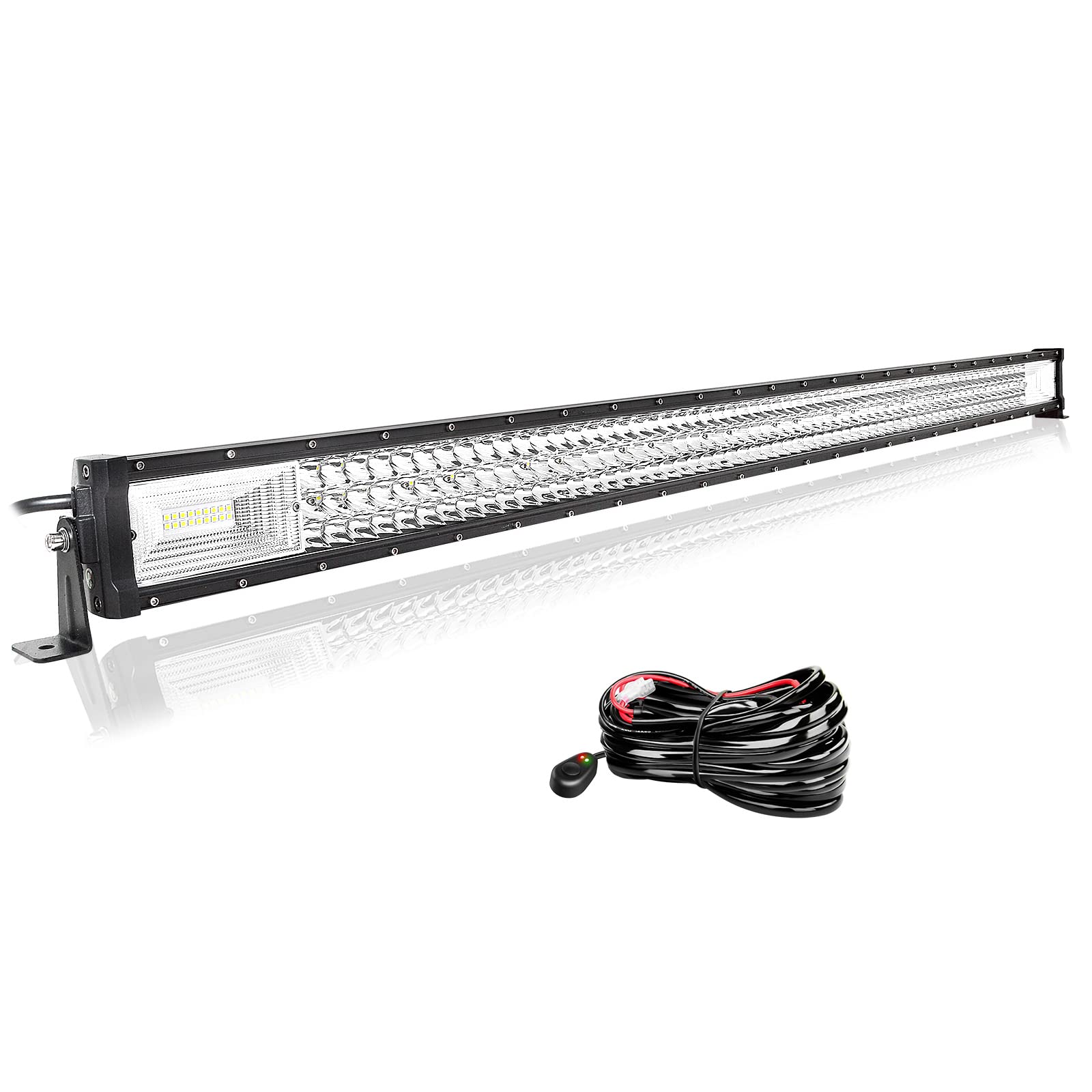 Willpower 50 Zoll 127CM 648W Led Arbeitsscheinwerfer Bar Led Scheinwerfer 12V 24V Wasserdicht Flutlicht Spot Led Bar für Offroad Auto Traktor Zusatzscheinwerfer Rückfahrscheinwerfer mit Kabelbaum Willpower 50 Zoll 127CM 648W Led Arbeitsscheinwerfer Bar Led Scheinwerfer 12V 24V Wasserdicht Flutlicht Spot Led Bar für Offroad Auto Traktor Zusatzscheinwerfer Rückfahrscheinwerfer mit Kabelbaum von Willpower