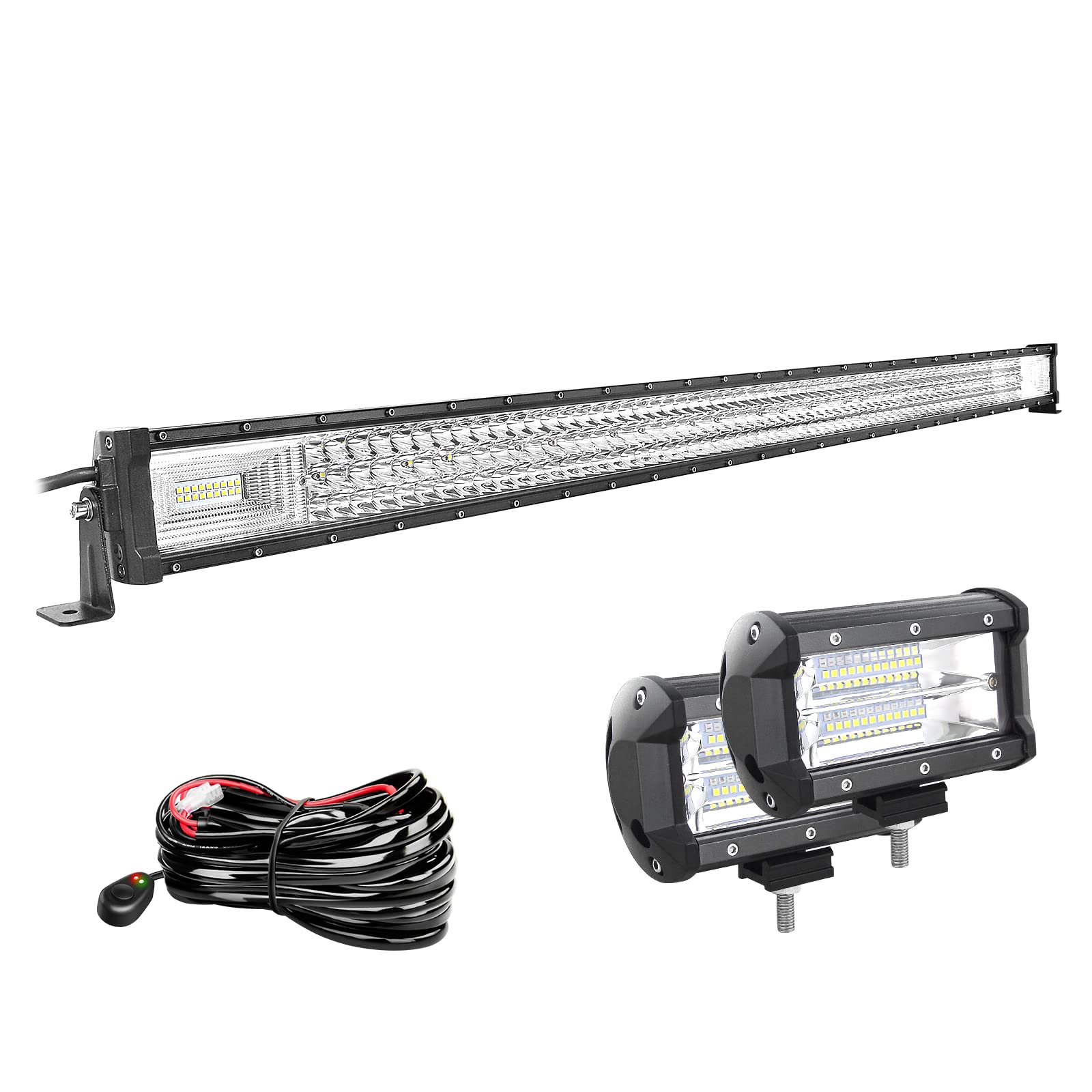 Willpower 52 Zoll 132CM 675W Led Arbeitsscheinwerfer Bar + 5 Zoll 13CM Led Scheinwerfer + Kabelbaum 12V 24V Flutlicht Spot Led Bar für Offroad Auto Traktor Zusatzscheinwerfer Rückfahrscheinwerfer Willpower 52 Zoll 132CM 675W Led Arbeitsscheinwerfer Bar + 5 Zoll 13CM Led Scheinwerfer + Kabelbaum 12V 24V Flutlicht Spot Led Bar für Offroad Auto Traktor Zusatzscheinwerfer Rückfahrscheinwerfer von Willpower