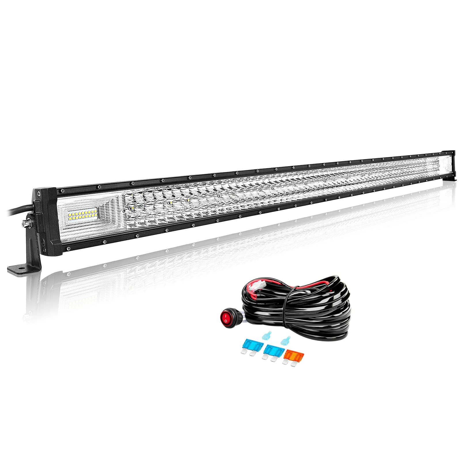 Willpower 52 Zoll 132CM 675W Led Arbeitsscheinwerfer Bar Led Scheinwerfer 12V 24V Wasserdicht Flutlicht Spot Led Bar für Offroad Auto Traktor Zusatzscheinwerfer Rückfahrscheinwerfer mit Kabelbaum Willpower 52 Zoll 132CM 675W Led Arbeitsscheinwerfer Bar Led Scheinwerfer 12V 24V Wasserdicht Flutlicht Spot Led Bar für Offroad Auto Traktor Zusatzscheinwerfer Rückfahrscheinwerfer mit Kabelbaum von Willpower