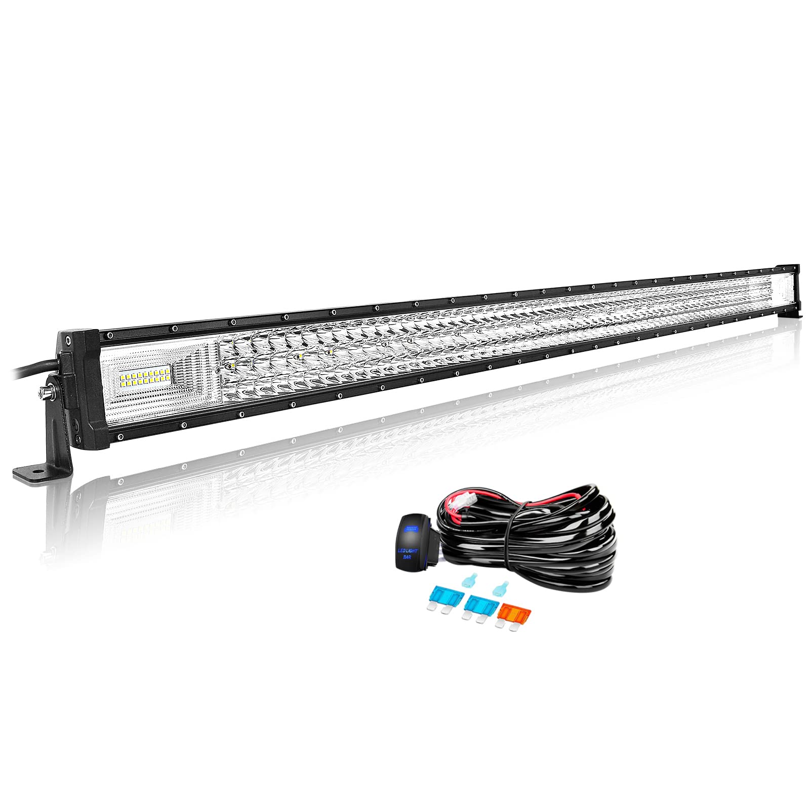 Willpower 52 Zoll 132CM 675W Led Arbeitsscheinwerfer Bar Led Scheinwerfer 12V 24V Wasserdicht Flutlicht Spot Led Bar für Offroad Auto Traktor Zusatzscheinwerfer Rückfahrscheinwerfer mit Kabelbaum Willpower 52 Zoll 132CM 675W Led Arbeitsscheinwerfer Bar Led Scheinwerfer 12V 24V Wasserdicht Flutlicht Spot Led Bar für Offroad Auto Traktor Zusatzscheinwerfer Rückfahrscheinwerfer mit Kabelbaum von Willpower