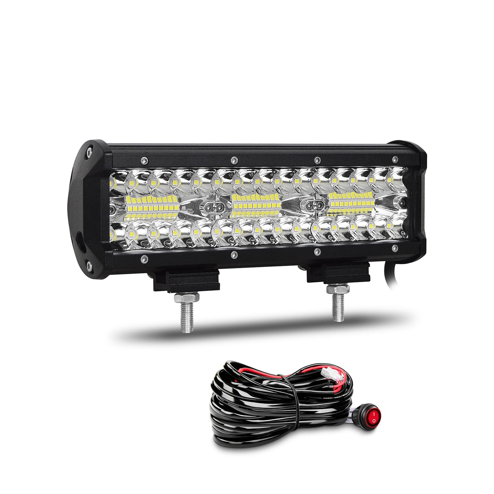 Willpower 9 Zoll 23CM 180W Led Arbeitsscheinwerfer Bar Led Scheinwerfer 12V 24V Wasserdicht Flutlicht Spot Combo Led Bar für Offroad Auto Traktor Zusatzscheinwerfer Rückfahrscheinwerfer mit Kabelbaum Willpower 9 Zoll 23CM 180W Led Arbeitsscheinwerfer Bar Led Scheinwerfer 12V 24V Wasserdicht Flutlicht Spot Combo Led Bar für Offroad Auto Traktor Zusatzscheinwerfer Rückfahrscheinwerfer mit Kabelbaum von Willpower