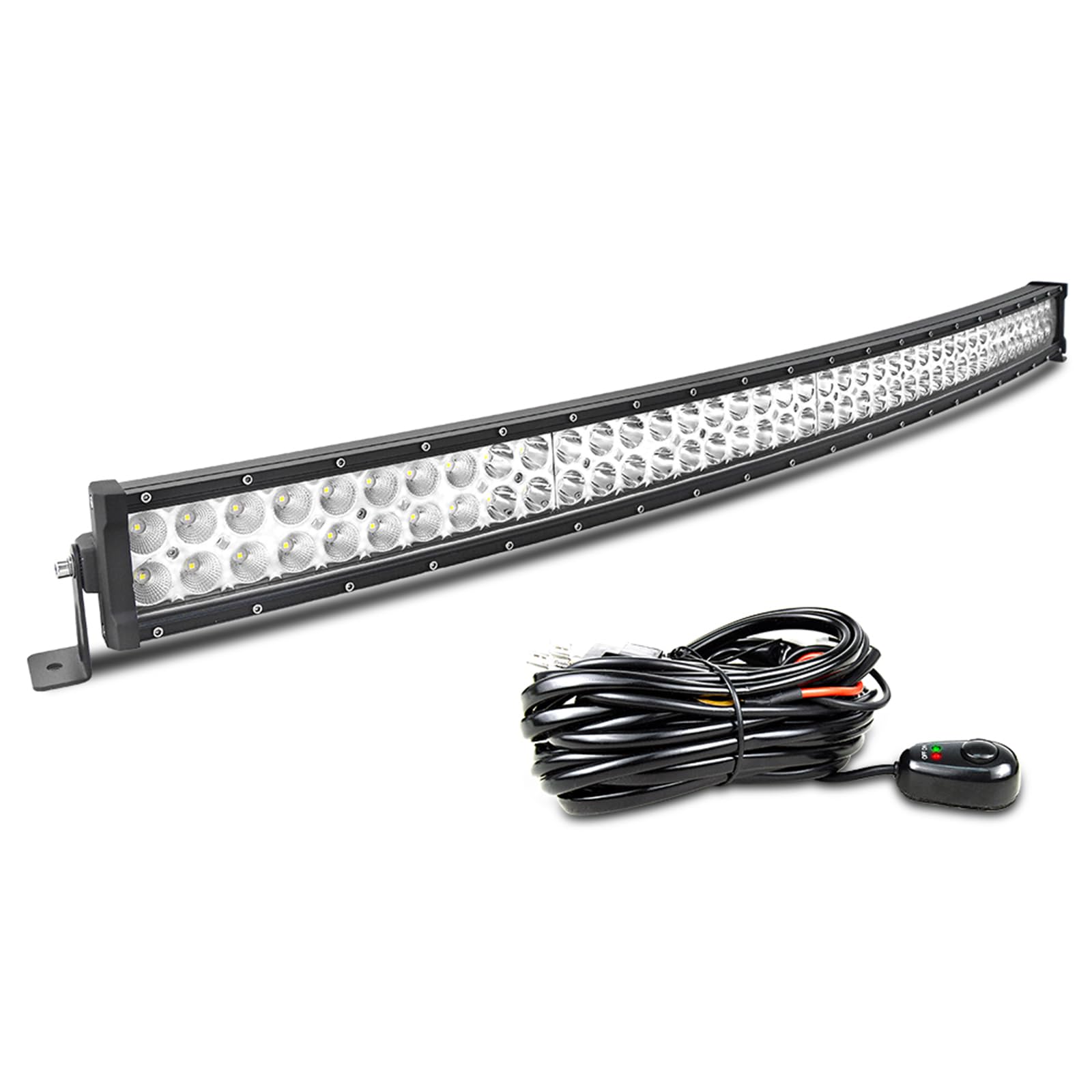 Willpower LED Arbeitsscheinwerfer 42'' 107cm 240W Zusatzscheinwerfer Bar Gebogen Offroad Scheinwerfer 12V 24V Wasserdicht Arbeitslicht für Auto Offroad Traktor SUV ATV Mit Kabelbaum Willpower LED Arbeitsscheinwerfer 42'' 107cm 240W Zusatzscheinwerfer Bar Gebogen Offroad Scheinwerfer 12V 24V Wasserdicht Arbeitslicht für Auto Offroad Traktor SUV ATV Mit Kabelbaum von Willpower