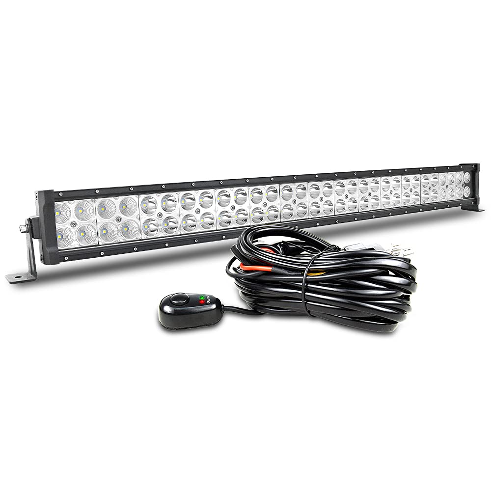 Willpower Led Arbeitsscheinwerfer Bar 32'' 81cm 180W Led Scheinwerfer 12V 24V Strahler Flutlicht Zusatzscheinwerfer Auto Rückfahrscheinwerfer Led für Offroad Traktor SUV ATV Mit Kabelbaum Willpower Led Arbeitsscheinwerfer Bar 32'' 81cm 180W Led Scheinwerfer 12V 24V Strahler Flutlicht Zusatzscheinwerfer Auto Rückfahrscheinwerfer Led für Offroad Traktor SUV ATV Mit Kabelbaum von Willpower