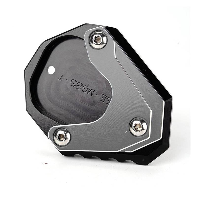 Für Moto Guzzi V85TT 2020-2022 1200 Für Stelvio 750 V7 Special Stone Motorrad CNC Seitenständerverlängerung Vergrößerer Ständerplatte Vergrößerte Erweiterungsplatte (Farbe : Grey) von WilsEm