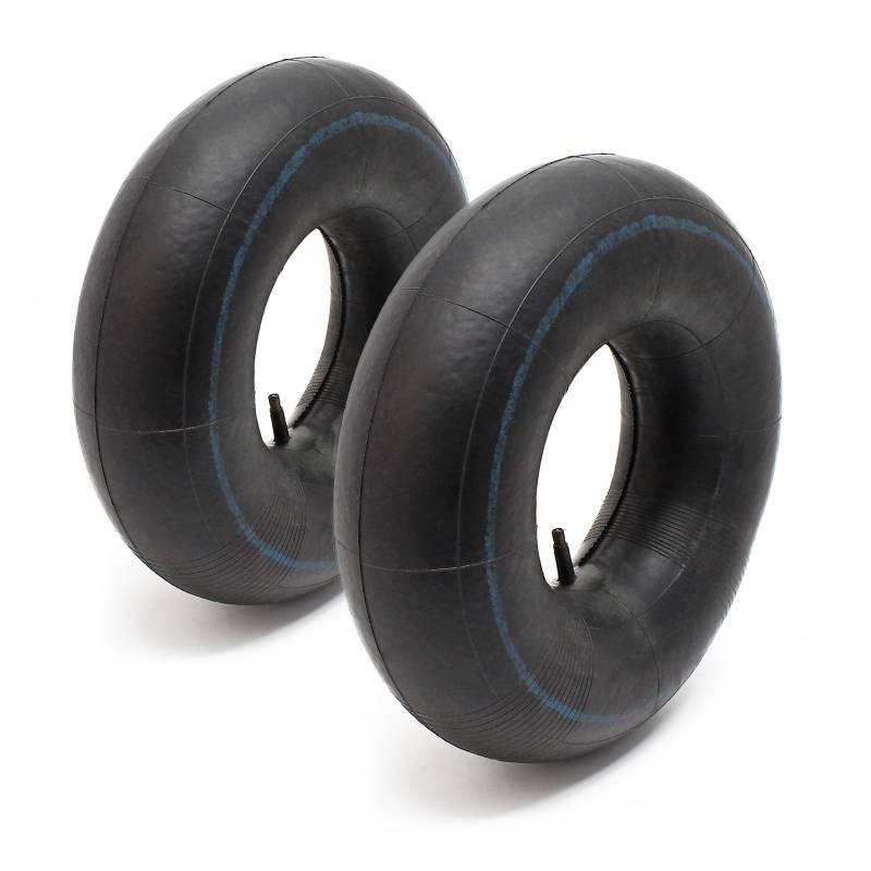 Wiltec 2x Luftschlauch Aufsitzmäher 13x5.00-8 Reifenschlauch Ventil gerade Rasentraktor von Wiltec