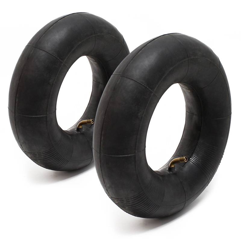 2x Luftschlauch Aufsitzmäher 18x8.50-8 Reifenschlauch Winkelventil Rasentraktor von Wiltec