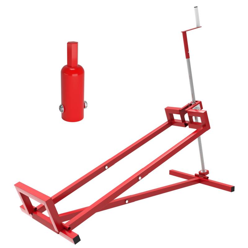 Hebevorrichtung Aufsitzmäher bis 400 kg inkl. Adapter, Heber für Rasentraktor bis 35° Neigung von Wiltec