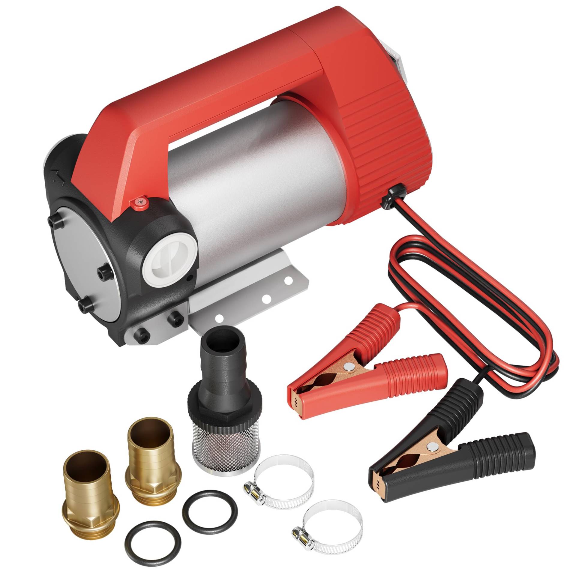 Wiltec Bio Dieselpumpe 12 V, 160 W, 40 l/min, Heizölpumpe selbstansaugend, Absaugpumpe für Diesel, Biodiesel, Heizöl, tragbare mobile Umfüllpumpe Wiltec Bio Dieselpumpe 12 V, 160 W, 40 l/min, Heizölpumpe selbstansaugend, Absaugpumpe für Diesel, Biodiesel, Heizöl, tragbare mobile Umfüllpumpe von Wiltec